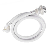 Washing Machine Water Inlet Hose Washer Pipe Tube Connector White Color Long Length 2m
