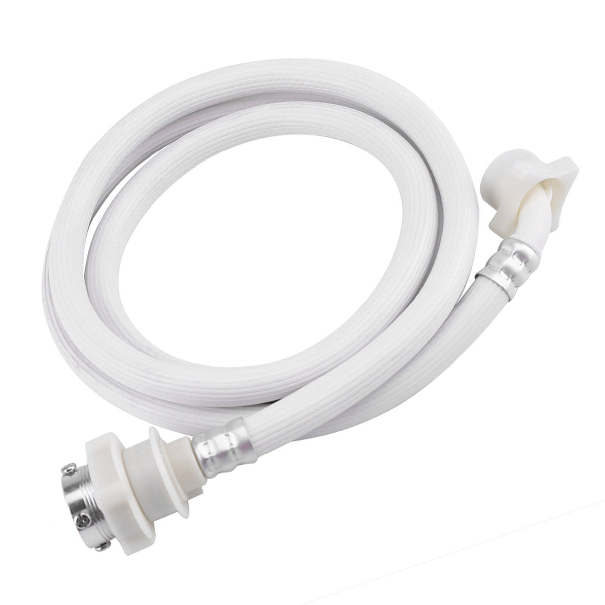 Washing Machine Water Inlet Hose Washer Pipe Tube Connector White Color Long Length 2m