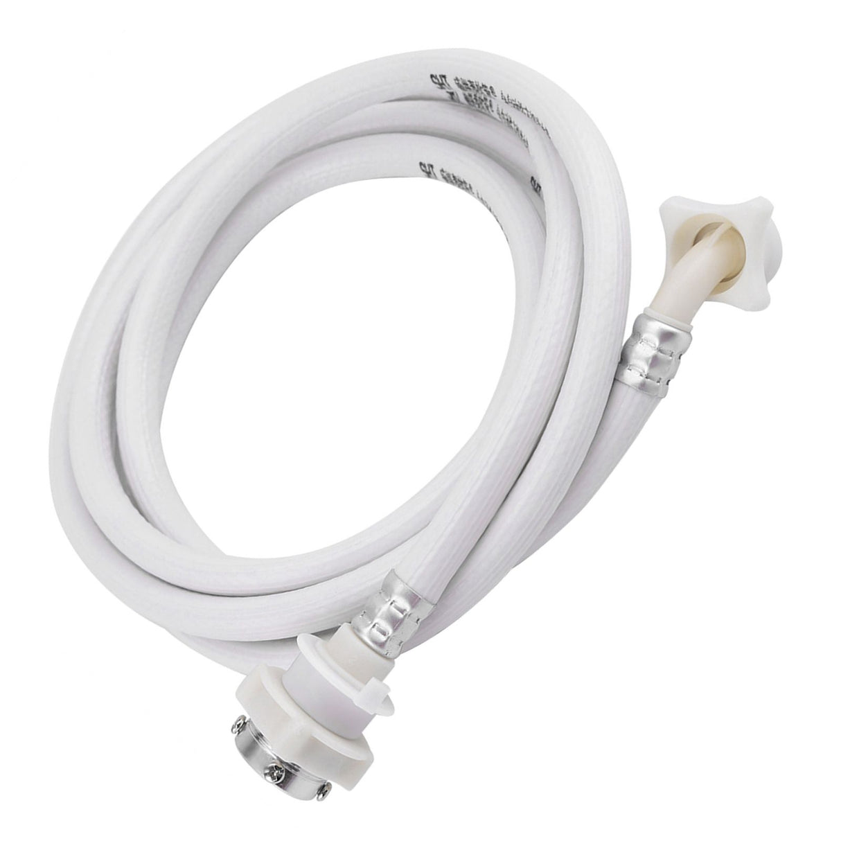 Washing Machine Water Inlet Hose Washer Pipe Tube Connector White Color Long Length 3m