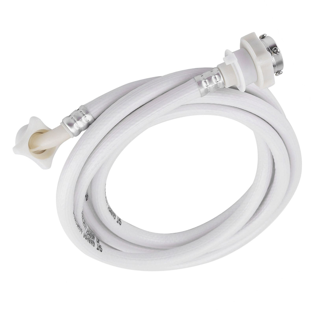 Washing Machine Water Inlet Hose Washer Pipe Tube Connector White Color Long Length 3m