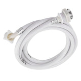 Washing Machine Water Inlet Hose Washer Pipe Tube Connector White Color Long Length 3m