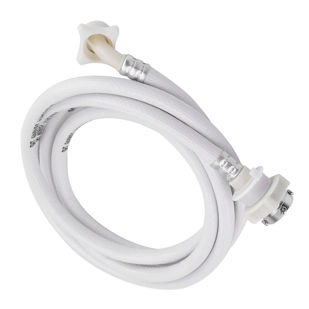 Washing Machine Water Inlet Hose Washer Pipe Tube Connector White Color Long Length 3m