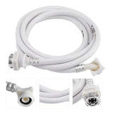 Washing Machine Water Inlet Hose Washer Pipe Tube Connector White Color Long Length 3m - Extra Image