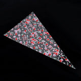 50 Clear Cone shaped Treat Popcorn Bags Treat Bags Cellophane Candy Bags with twist tie Cherry