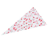 50 Clear Cone shaped Treat Popcorn Bags Treat Bags Cellophane Candy Bags with twist tie Cherry