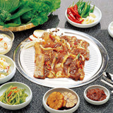 100Pcs Non Stick Round BBQ Paper Baking Sheets 10 Inch Barbecue Tin Foil Paper for Grill Line C