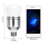 Dusk to Dawn Light Bulbs, Haofy Smart Sensor LED Bulb E27 Builtin Photosensor Detection - Top-Down View