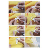 4pcs Household Bed Sheet Mattress Fasteners Strong Elastic Strap Clips Holders