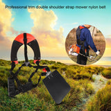 Professional Trimmer Double Shoulder Strap Mower Nylon Belt for Brush Cutter Garden Lawn - Front View