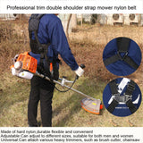 Professional Trimmer Double Shoulder Strap Mower Nylon Belt for Brush Cutter Garden Lawn