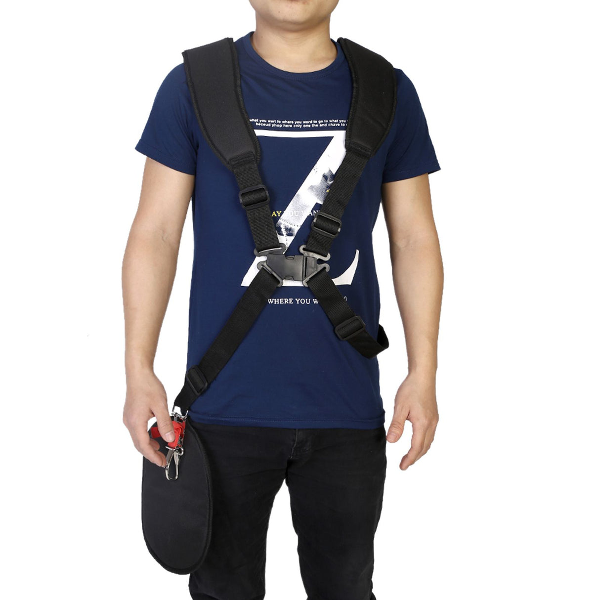 Professional Trimmer Double Shoulder Strap Mower Nylon Belt for Brush Cutter Garden Lawn
