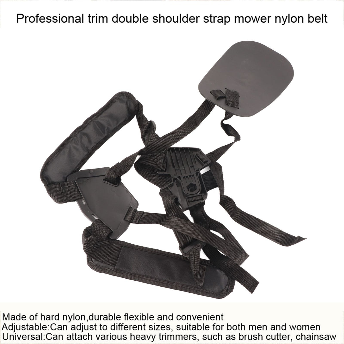 Professional Trimmer Double Shoulder Strap Mower Nylon Belt for Brush Cutter Garden Lawn
