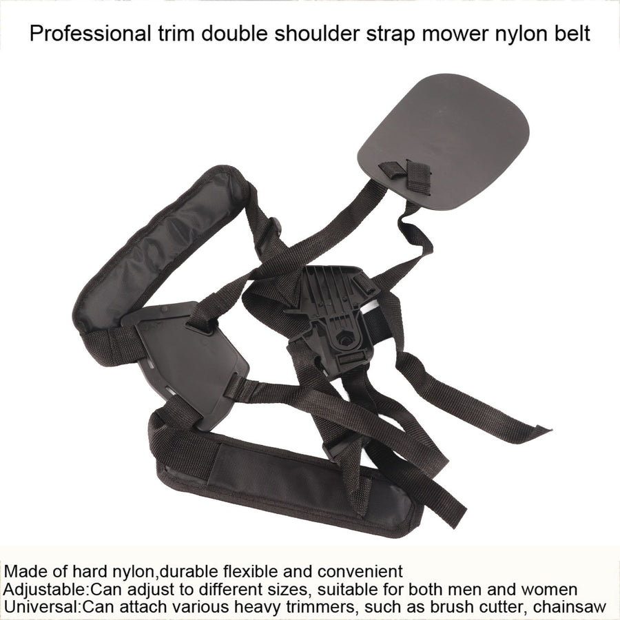 Professional Trimmer Double Shoulder Strap Mower Nylon Belt for Brush Cutter Garden Lawn