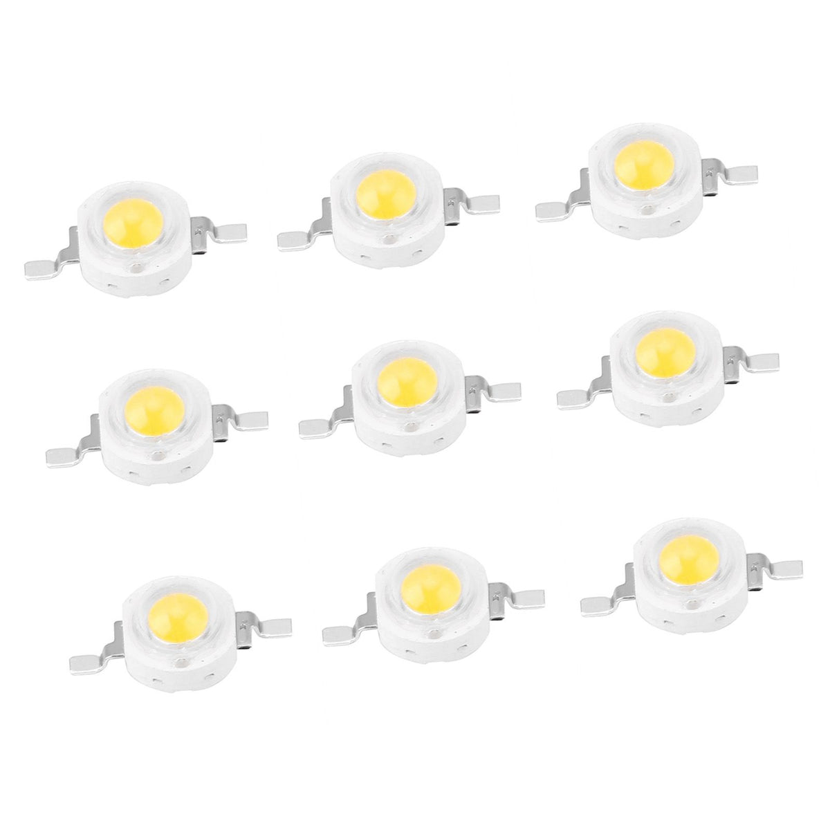 1W High Power LED Beads Light Emitting Diode Chips SMD for DIY Lighting Fixtures Warm White