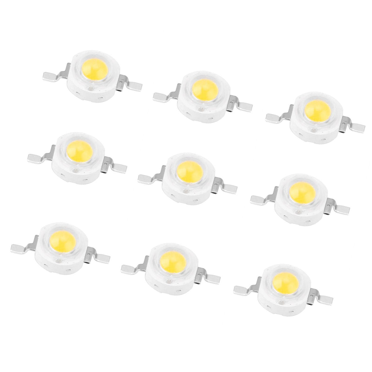 1W High Power LED Beads Light Emitting Diode Chips SMD for DIY Lighting Fixtures Warm White