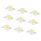 1W High Power LED Beads Light Emitting Diode Chips SMD for DIY Lighting Fixtures Warm White - Top-Down View