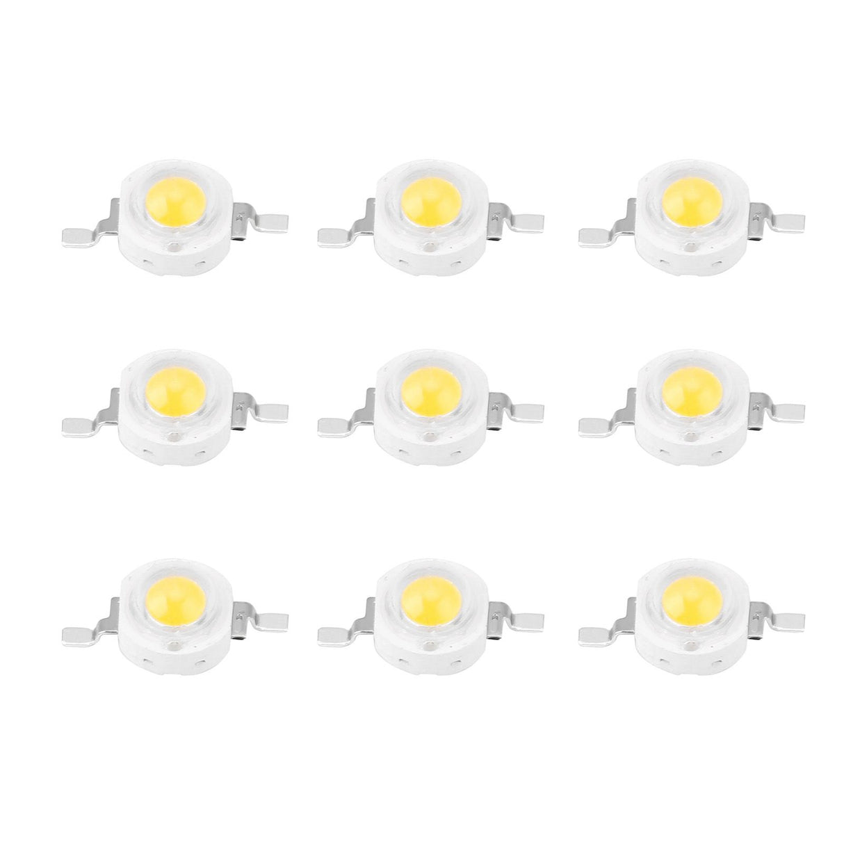 1W High Power LED Beads Light Emitting Diode Chips SMD for DIY Lighting Fixtures Warm White