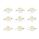 1W High Power LED Beads Light Emitting Diode Chips SMD for DIY Lighting Fixtures Warm White - 45-Degree Angle
