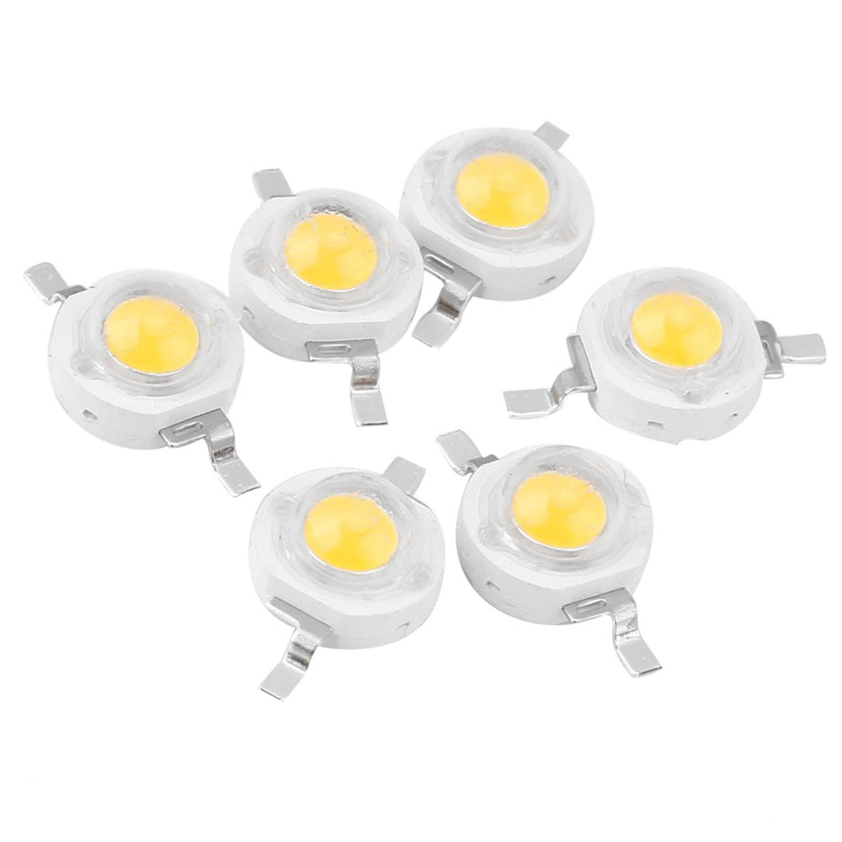 1W High Power LED Beads Light Emitting Diode Chips SMD for DIY Lighting Fixtures Warm White