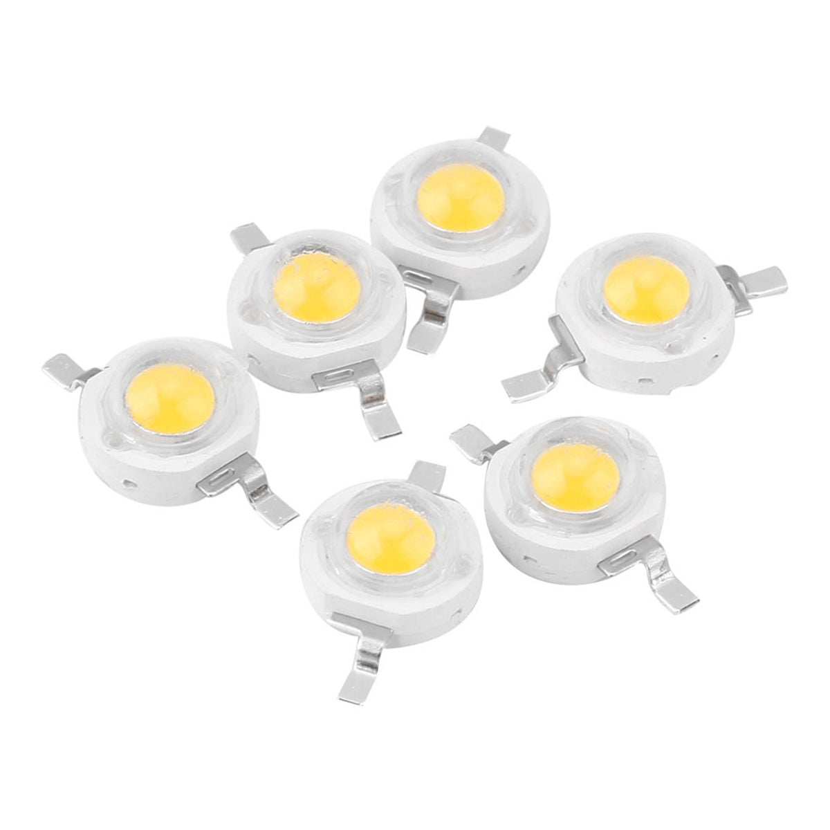 1W High Power LED Beads Light Emitting Diode Chips SMD for DIY Lighting Fixtures Warm White