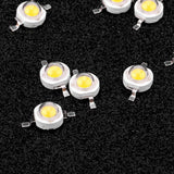 1W High Power LED Beads Light Emitting Diode Chips SMD for DIY Lighting Fixtures Warm White