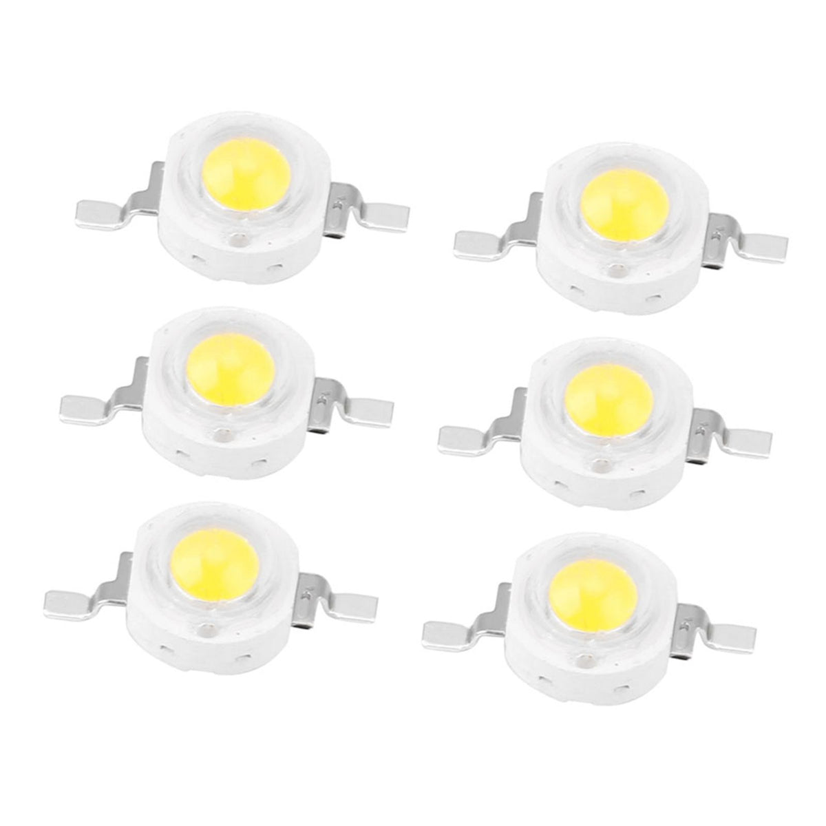 1W High Power LED Beads Light Emitting Diode Chips SMD for DIY Lighting Fixtures White