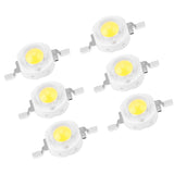1W High Power LED Beads Light Emitting Diode Chips SMD for DIY Lighting Fixtures White - 45-Degree Angle