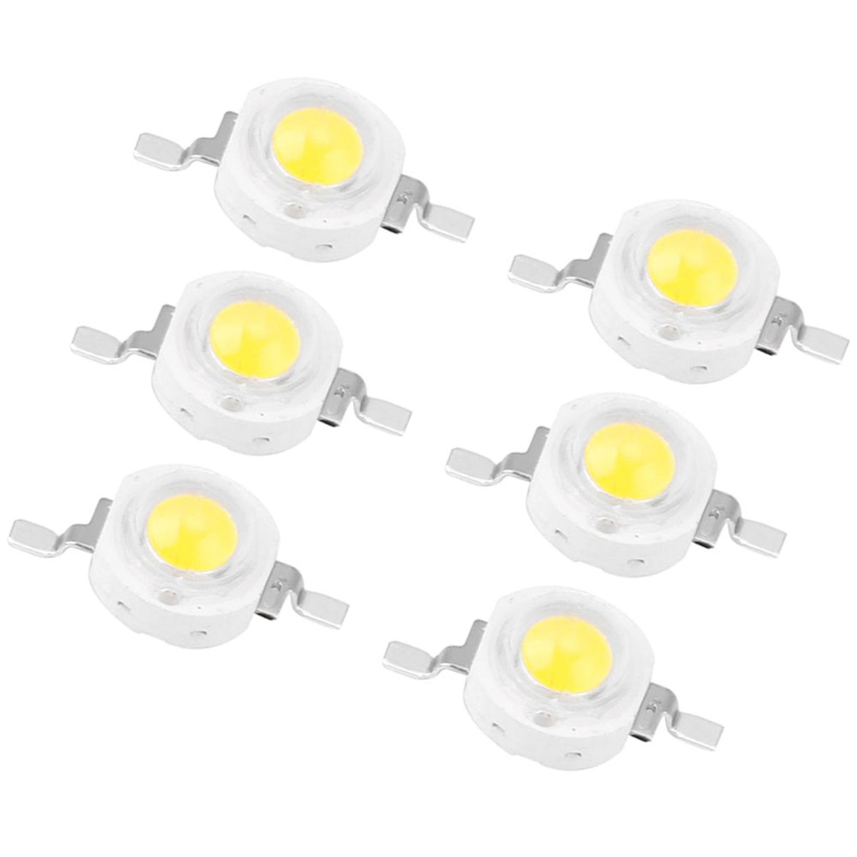 1W High Power LED Beads Light Emitting Diode Chips SMD for DIY Lighting Fixtures White