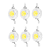 1W High Power LED Beads Light Emitting Diode Chips SMD for DIY Lighting Fixtures White - Low Angle