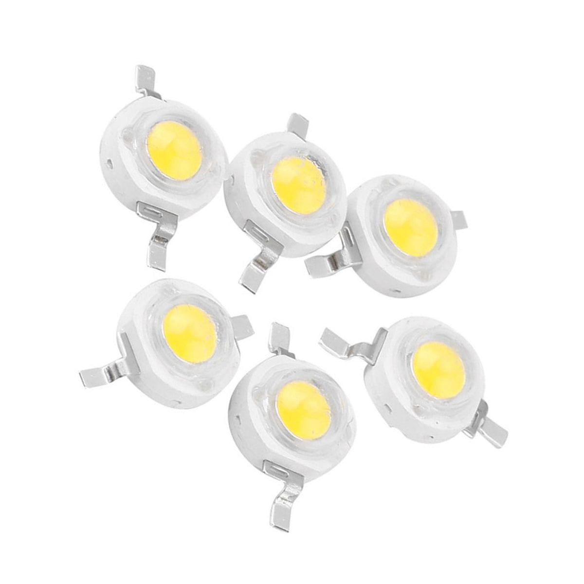 1W High Power LED Beads Light Emitting Diode Chips SMD for DIY Lighting Fixtures White