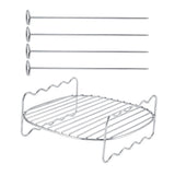Replacement BBQ Rack Double Layer Skewers Baking Tray For Philips Air Fryer