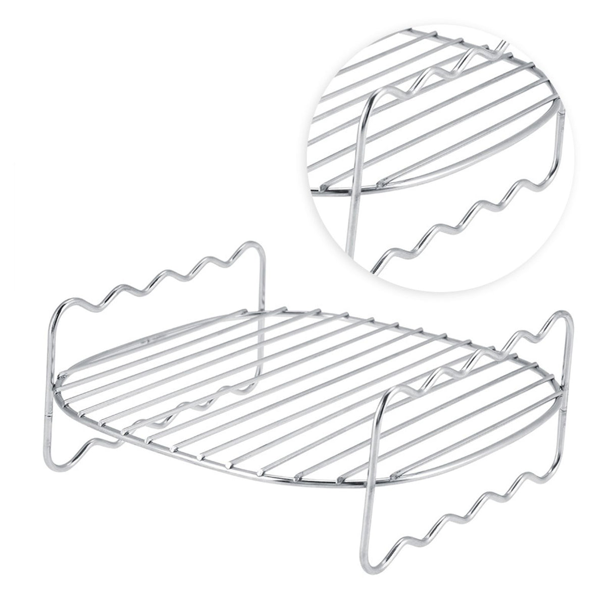 Replacement BBQ Rack Double Layer Skewers Baking Tray For Philips Air Fryer