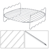 Replacement BBQ Rack Double Layer Skewers Baking Tray For Philips Air Fryer - Extra Image
