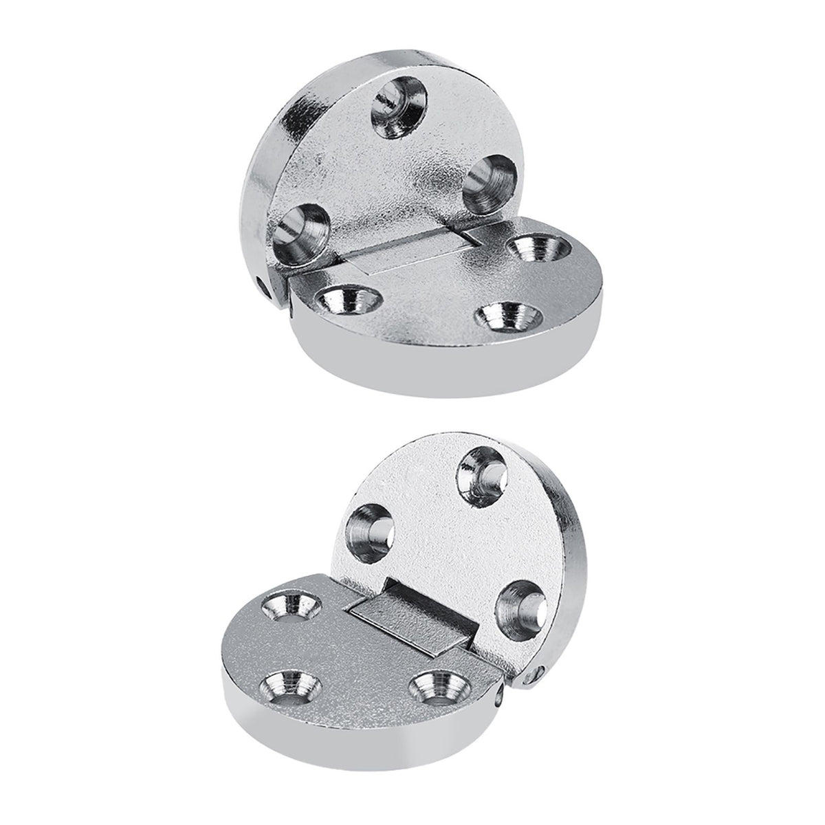 2Pcs Zinc Alloy Self Supporting Folding Table Hinges Home Flap Tables Furniture Oval Hardware