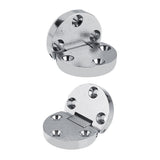 2Pcs Zinc Alloy Self Supporting Folding Table Hinges Home Flap Tables Furniture Oval Hardware