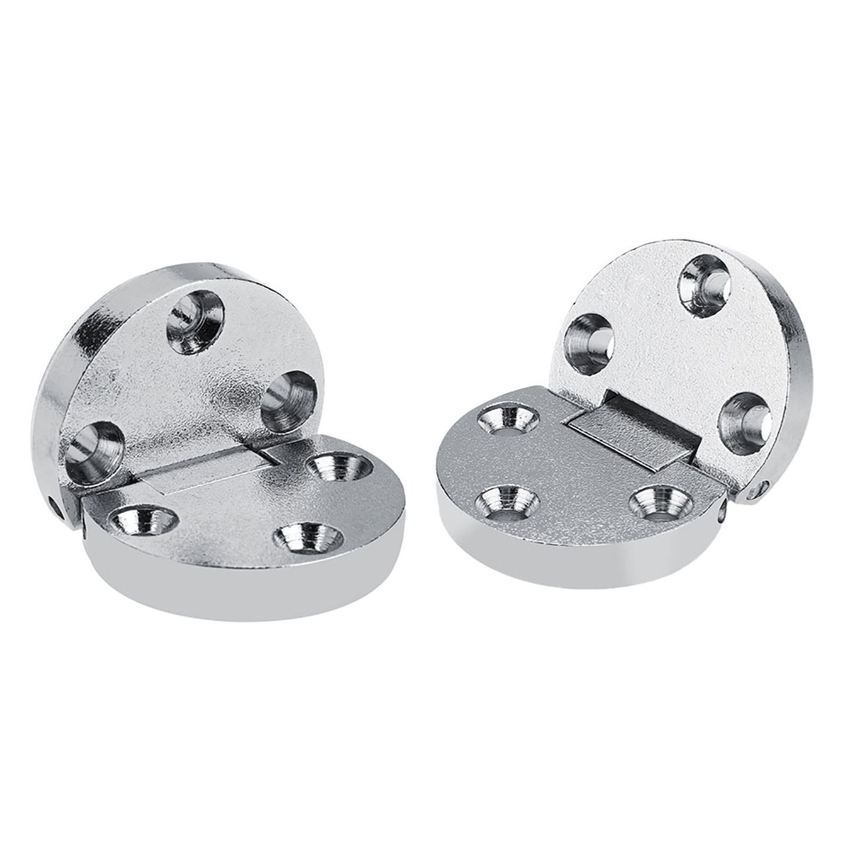 2Pcs Zinc Alloy Self Supporting Folding Table Hinges Home Flap Tables Furniture Oval Hardware