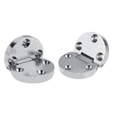 2Pcs Zinc Alloy Self Supporting Folding Table Hinges Home Flap Tables Furniture Oval Hardware - Extra Image