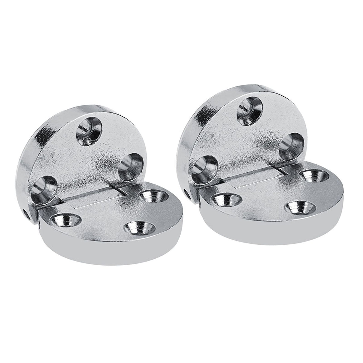 2Pcs Zinc Alloy Self Supporting Folding Table Hinges Home Flap Tables Furniture Oval Hardware