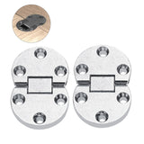 2Pcs Zinc Alloy Self Supporting Folding Table Hinges Home Flap Tables Furniture Oval Hardware