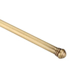 Antique Brass Bathroom Towel Holder Rack Single Pole Bar Clothes Hanger Shelf Wall Mount