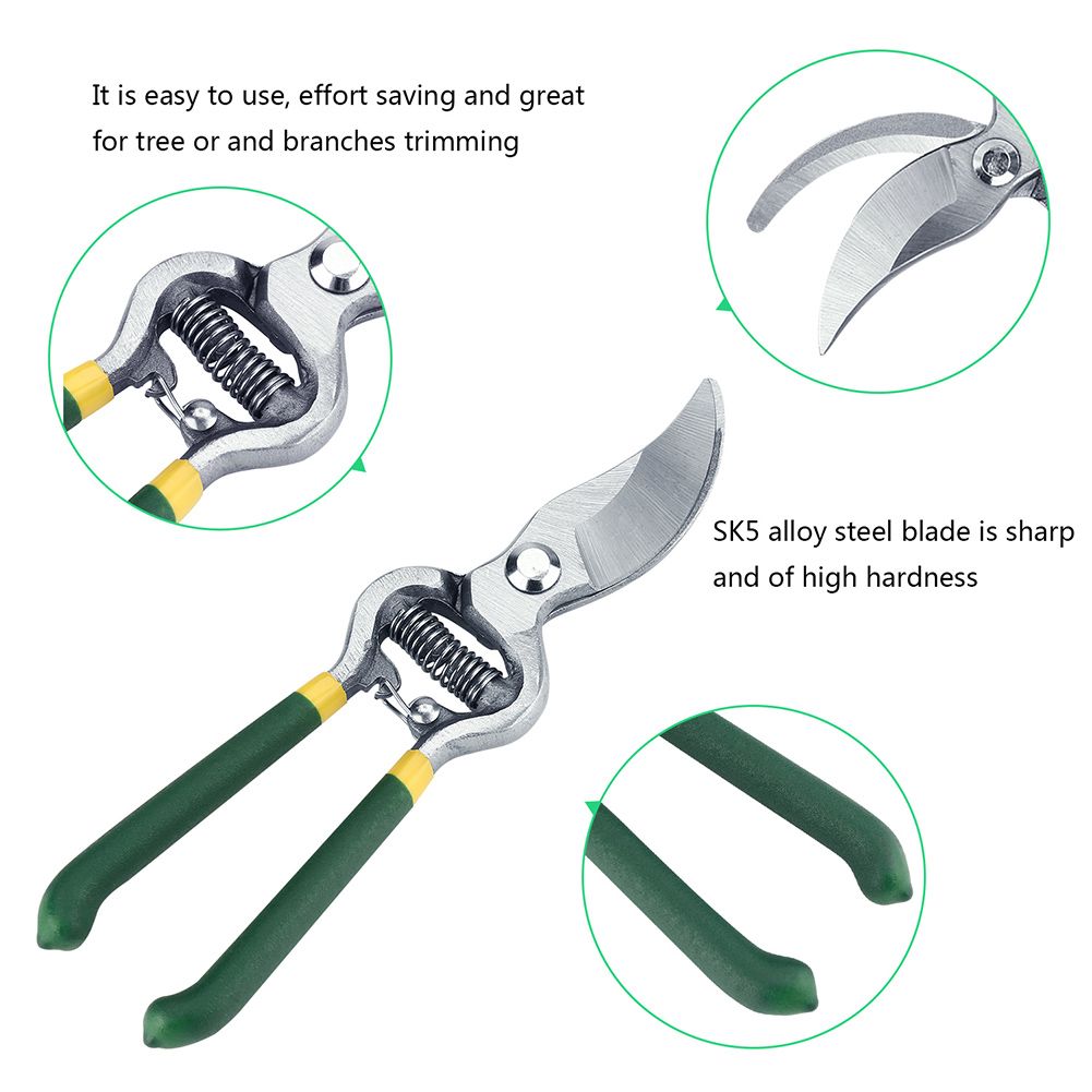 1Pc Sturdy Fruit Tree Bonsai Gardening Pruning Shear Pruner Garden Scissors Grafting Tools