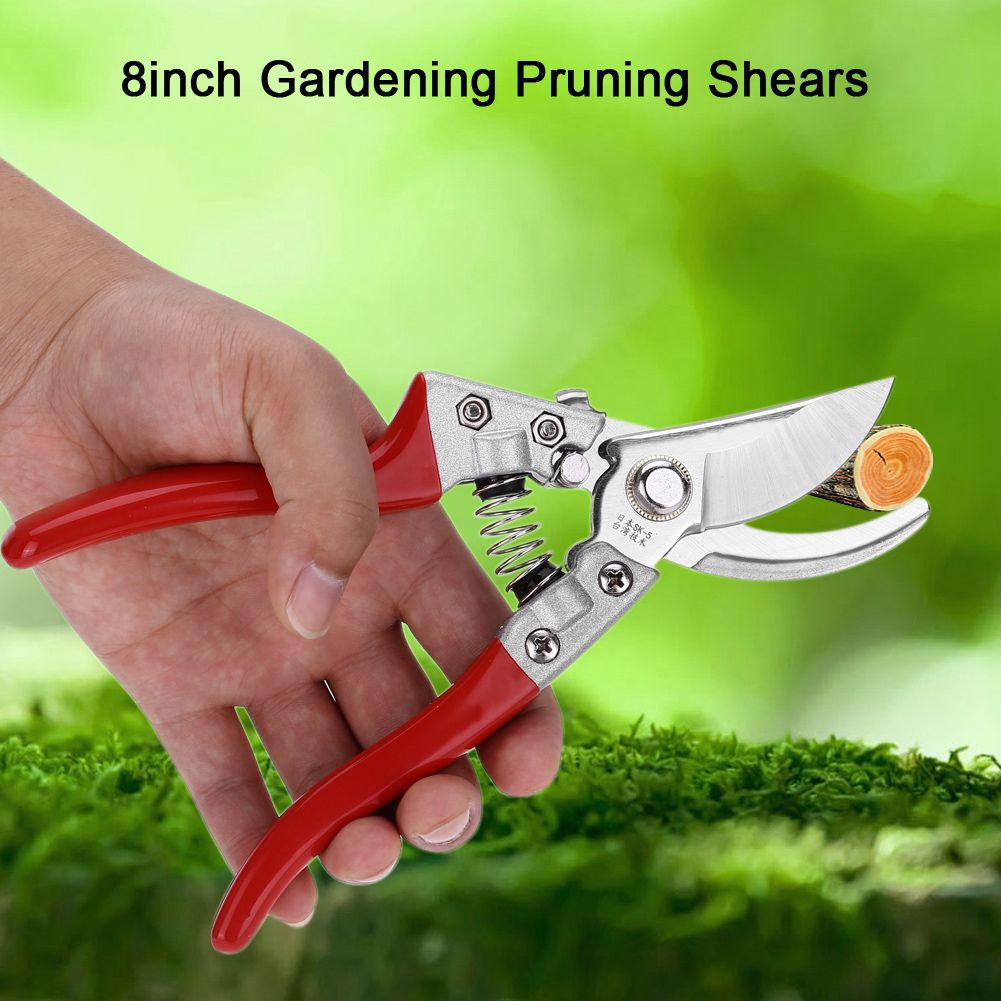1Pc 8inch Fruit Tree Bonsai Gardening Pruning Shears Pruners Scissors Grafting Cutting Tools