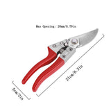 1Pc 8inch Fruit Tree Bonsai Gardening Pruning Shears Pruners Scissors Grafting Cutting Tools - 45-Degree Angle