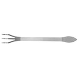 Stainless Steel Root Rake 3-Prong Loosen Soil Bonsai Tree Tools with Ergonomic Handle