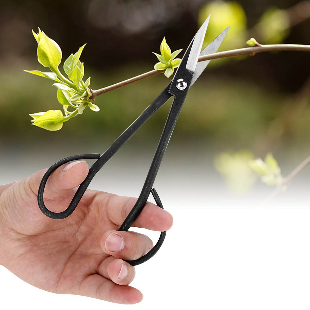 190mm Stainless Steel Garden Bonsai Scissors Shear Root Branch Trimming Pruning Tools