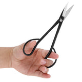 190mm Stainless Steel Garden Bonsai Scissors Shear Root Branch Trimming Pruning Tools - Low Angle