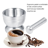 Stainless Steel Mortar and Pestle Mixing Grinding Bowl Set Kitchen Garlic Grinder Tool