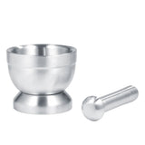 Stainless Steel Mortar and Pestle Mixing Grinding Bowl Set Kitchen Garlic Grinder Tool