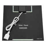 USB Solar Panel Powered Mini Portable Fan for Cooling Ventilation Home Travelling Fishing