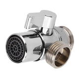 Bathroom Kitchen Basin Sink Faucet Splitter Diverter Valve To Hose Adapter M24 - Rear View
